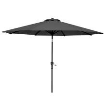 9ft Outdoor Marketing Patio Umbrella Crank and Tilt Grey