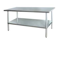 Work Table 304 Stainless Steel 72"X30"X34.5" 600 Lb Load Capacity NSF
