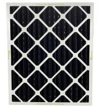 Odor Removal Carbon Pleated Air Filter 14" x 30" x 1" Pkg Qty 6