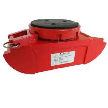 Machinery Skates 8000 Lbs Swivel Rubber Pad Top Plate with a locking mechanism