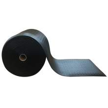 Soft Anti-fatigue Mat Diamond Plate 4 ft x 60 ft Thick 9/16” Black