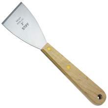 3" Stainless Steel Stiff Scraper with Long Handle