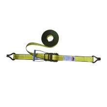 Ratchet Tie Down Strap With Double J Hook 2" x 27' wll 3333LBS