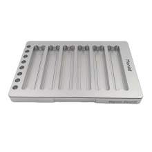 Magnetic Tube Stand 96-well Magnetic Bead Separation Rack Tube Rack Fit 0.2ml Tubes and PCR Plates