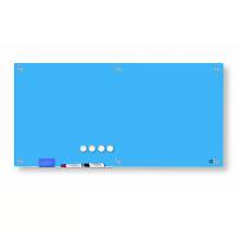 Magnetic Glass Dry Erase Board - 48"x72" - Light Blue