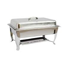 9QT. Full Size Economy  SS Chafers With Folding Legs SS Cover & Handle
