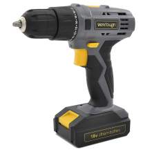 Werktough 18V Cordless Li-ion Drill Driver Powerful Screwdriver With Cary Case Quick Stop Function Kit