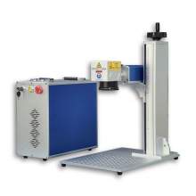 30W Fiber JPT Laser Engraver,Rotary Laser Marking Machine 6.9"*6.9"