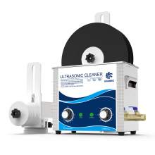 Mechanical Timer Heater 1.7 Gal 180W Ultrasonic Cleaner 30Mins Vinyl Records Cleaning Bracket Motor Set