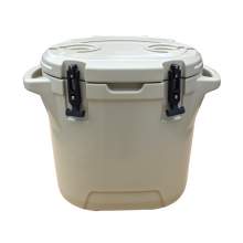 26 Qt Tan Color Rotomolded Round Hard Cooler