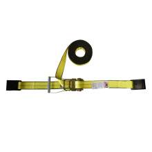 Ratchet Tie Down Strap With Flat Hook 2" x 27' wll 3333LBS