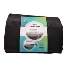 Black Mesh Tarp with Grommets 70% Shade 12' x 20'