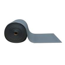 Soft Anti-fatigue Mat Ribbed Plate 4 ft x 60 ft Thick 9/16” Grey
