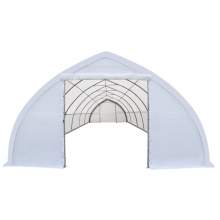 30Ft x 65Ft Peak Ceiling Storage Shelter with 12" Drive Through Doors on Both Ends ST3065V