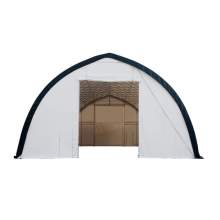 40Ft x 80Ft Peak Ceiling Storage Shelter with 12" Drive Through Doors on Both Ends ST4080V