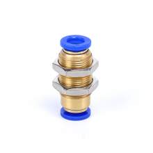10PCS Air Push to Connect Fitting 5/16'' OD Diaphragm Through Type