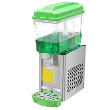 Single 5 Gal Tank Commercial Cooling Beverage Dispenser Green Color