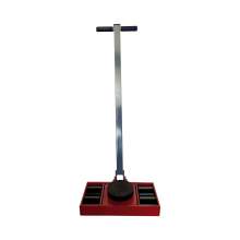 Machinery Roller Dolly Swivel Plate Steer Handle 6 Ton, 13200Lb.