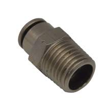 p2 1/8'' NPT Push to Connect Straight Pneumatic Fitting For 1/4'' OD Hose