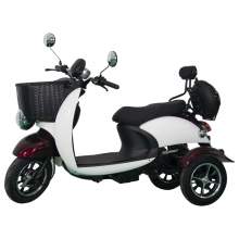 Red Long Drive Range Electric Three-wheeled Mobility Scooter for Adults and The Elderly with Trunk