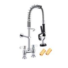 Mini Pre-Rinse Faucet 4" Adjustable Centers  23.62" High for bar