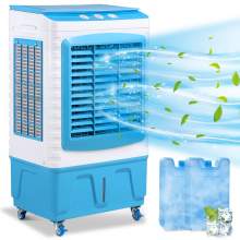 3 - Speed Portable Evaporative Air Cooler,110V AC,5294 CFM, 18.3 Gallon Tank, Garage Air Cooling Fan Cools up to 2100sq. ft