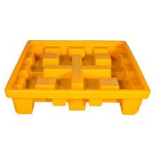 Drum Pallet Yellow Base for 4 Drum