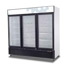 Hinged Glass Door Merchandiser Refrigerator - 72 cu/ft (115v/60hz)