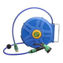 Air Hose Reel with Retractable 50 Feet Hose, 5/16 Inch