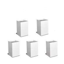 5 Pieces Cardboard Display Stands White 16 x 16 x 27" One Parcel