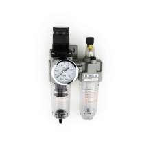 1/4" NPT 5 micro Air Filter Regulator Oiler Separator Lubricator Combo 
