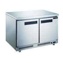15.5 cu. ft. 2-Door Undercounter Commercial Freezer in Stainless Steel