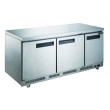 18.9 cu. ft. 3-Door Undercounter Commercial Freezer in Stainless Steel