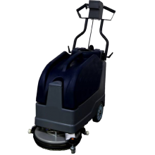 15" Foldable Auto Battery Walk-behind Floor Scrubber 8 Gallons