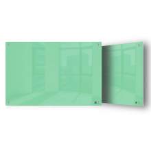 Magnetic Glass Dry Erase Board - 48"x60" - Light Green