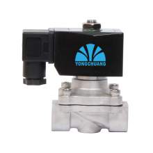 110VAC Stainless steel Direct lifting Diaphragm Solenoid Valve, Normally Closed, 3/4" NPT Pipe Size