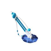 Climb Wall Pool Cleaner Automatic Suction Vacuum-Generic Blue