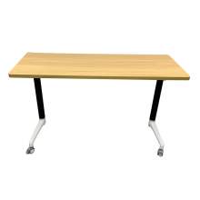Flip Top Training Table With Casters, 48" x 18", Office Furniture