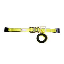 Ratchet Tie Down Strap With Flat Hook 3" x 27' wll 5000LBS