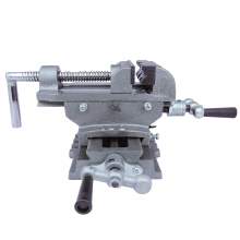 6" Cross Vise 2-Axis Travel Cross Vise Jaw Opening 4-15/16"  Jaw Depth 1-9/16" Drill Press Vise Made In Taiwan