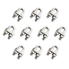 10pcs Stainless Steel Wire Rope Clip For 5/16" Wire Rope