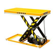 Electric Hydraulic Scissor Lift Table 2200lbs Stationary Scissor Lift Table 48 X 24" Height Max 40" Hand Control