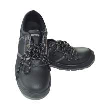 ICEFACE Steel Toe Work Shoes Skid Resistance Puncture Proof Waterproof Leather Black 7