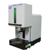 Raycus 20W Small Enclosed Cover Fiber Laser Marking Machine 4.3 x 4.3"