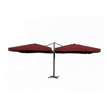 10x10ft Alu.Deluxe Double Hanging Square Umbrella  (with flap)