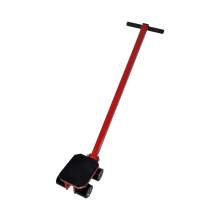 Steerable Machinery Mover with Handle 6Ton, 13200Lb. Capacity
