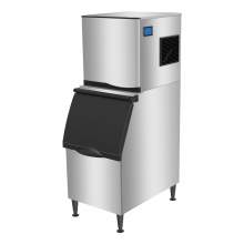 22" Commercial Ice Maker 400 lbs Air Cooled Stainless Steel Ice Machine with Ice Bin ETL Approved
