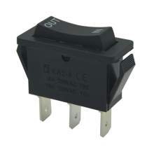 Rocker Switch Momentary 3 Pin DPDT (ON)-OFF-(ON)  P1
