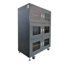 Dessicant Humidity Control Dry Cabinet 1436 L 6 Door 1~10%RH