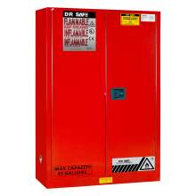 Flammable Cabinet Paint And Ink Cabinet 45 Gallon 65" x 43" x 18" Manual Door